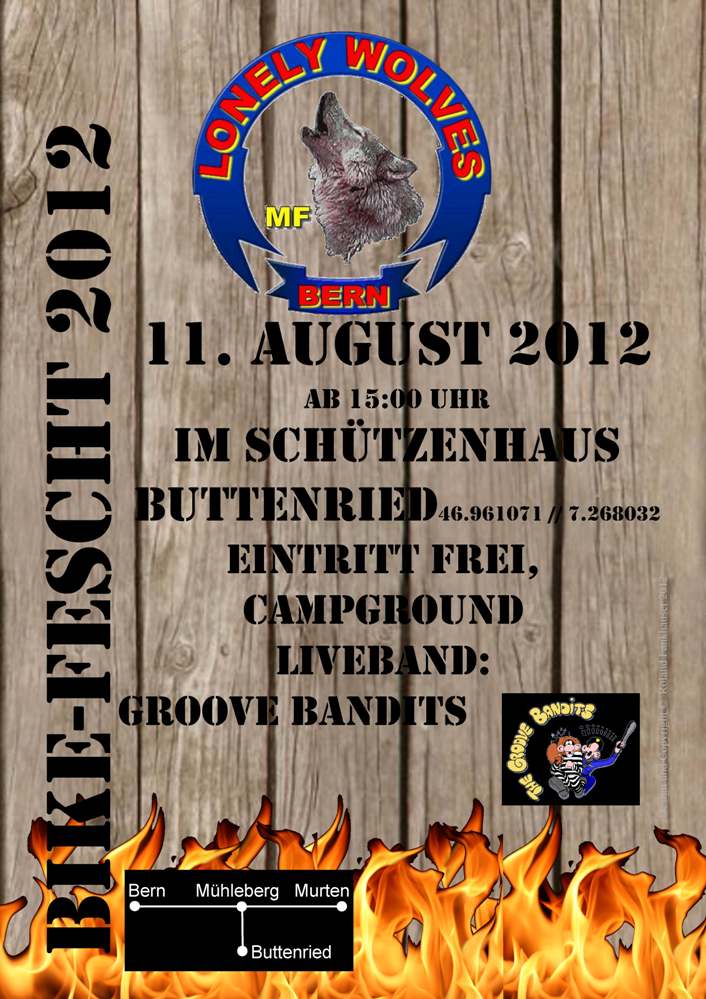 Biker-Fest der Lonelywolves Bern, in Buttenried